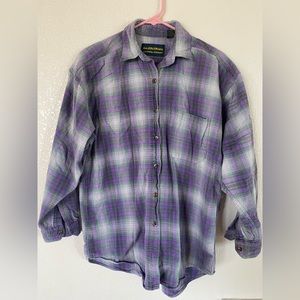 Hazel Creek Clothing Company Grey & Purple Flannel